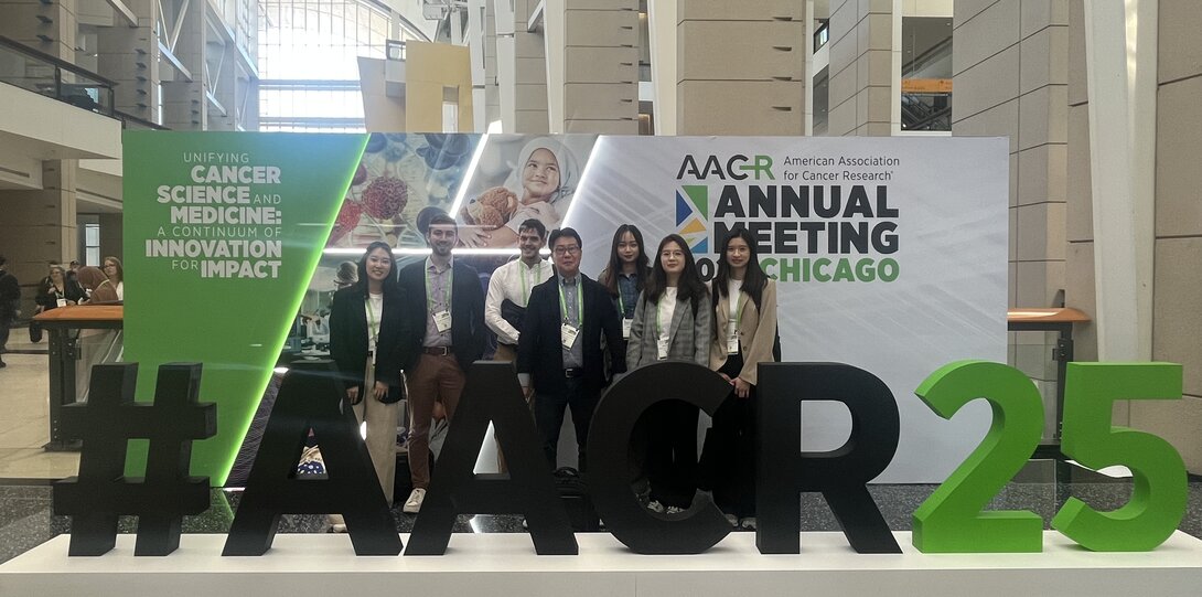 Attending group members at the 2025 AACR meeting at Chicago